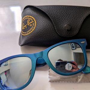 Blue RayBan Wayfarer Sunglasses
